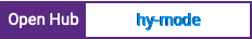 Open Hub project report for hy-mode