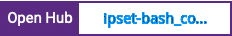 Open Hub project report for ipset-bash_completion