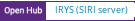 Open Hub project report for IRYS (SIRI server)
