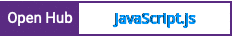 Open Hub project report for JavaScript.js