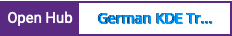 Open Hub project report for German KDE Translation