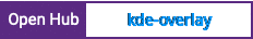 Open Hub project report for kde-overlay