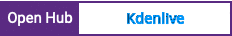 Open Hub project report for Kdenlive