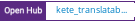 Open Hub project report for kete_translatable_content