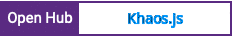 Open Hub project report for Khaos.js