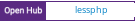 Open Hub project report for lessphp