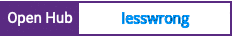 Open Hub project report for lesswrong