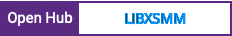 Open Hub project report for LIBXSMM