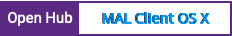Open Hub project report for MAL Client OS X