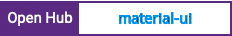 Open Hub project report for material-ui