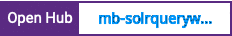 Open Hub project report for mb-solrquerywriter