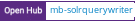 Open Hub project report for mb-solrquerywriter