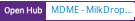 Open Hub project report for MDME - MilkDrop Message Editor