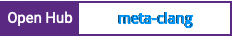 Open Hub project report for meta-clang