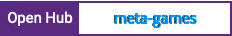 Open Hub project report for meta-games