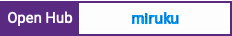 Open Hub project report for miruku