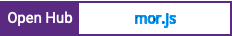 Open Hub project report for mor.js