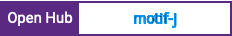 Open Hub project report for motif-j