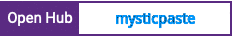 Open Hub project report for mysticpaste