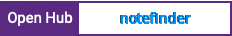 Open Hub project report for notefinder