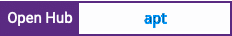 Open Hub project report for apt