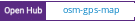 Open Hub project report for osm-gps-map