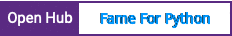 Open Hub project report for Fame For Python