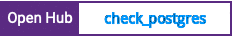 Open Hub project report for check_postgres