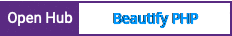 Open Hub project report for Beautify PHP