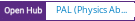 Open Hub project report for PAL (Physics Abstraction Layer)