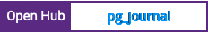 Open Hub project report for pg_journal