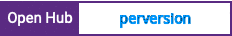 Open Hub project report for perversion