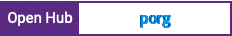 Open Hub project report for porg