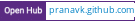 Open Hub project report for pranavk.github.com