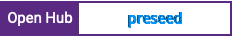 Open Hub project report for preseed