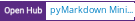 Open Hub project report for pyMarkdown Minisite