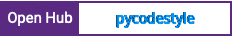 Open Hub project report for pycodestyle