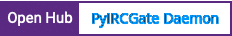 Open Hub project report for PyIRCGate Daemon