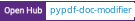 Open Hub project report for pypdf-doc-modifier