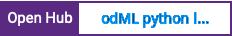 Open Hub project report for odML python libraries and editor