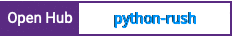 Open Hub project report for python-rush