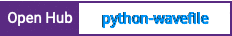 Open Hub project report for python-wavefile