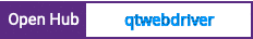 Open Hub project report for qtwebdriver