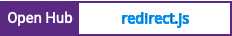 Open Hub project report for redirect.js