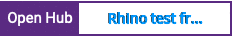 Open Hub project report for Rhino test framework