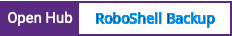 Open Hub project report for RoboShell Backup