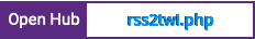 Open Hub project report for rss2twi.php