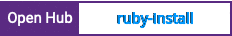 Open Hub project report for ruby-install