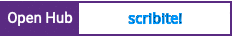 Open Hub project report for scribite!