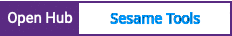 Open Hub project report for Sesame Tools